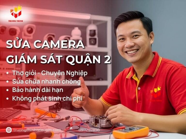 Dịch Vụ Sửa Camera Quận 2 Thợ Giỏi Chuyên Nghiệp