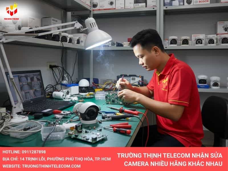 Sửa nhiều hãng camera khác nhau tại quận Bình Thạnh