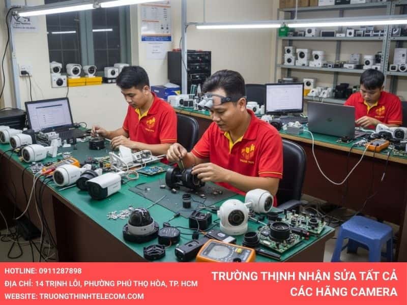 Trường Thịnh Telecom nhận sửa nhiều hãng camera khác nhau