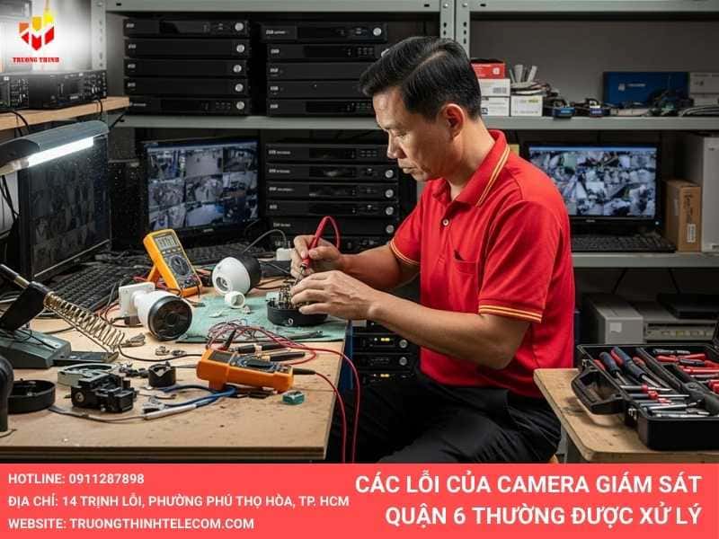 Xử lý nhiều lỗi camera giám sát khác nhau