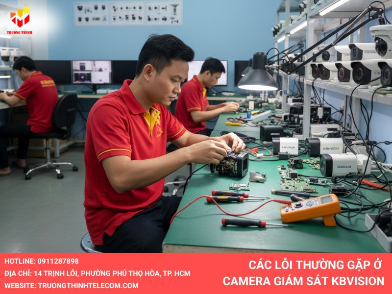Các Lỗi Thường Gặp Ở Camera Giám Sát Kbvision