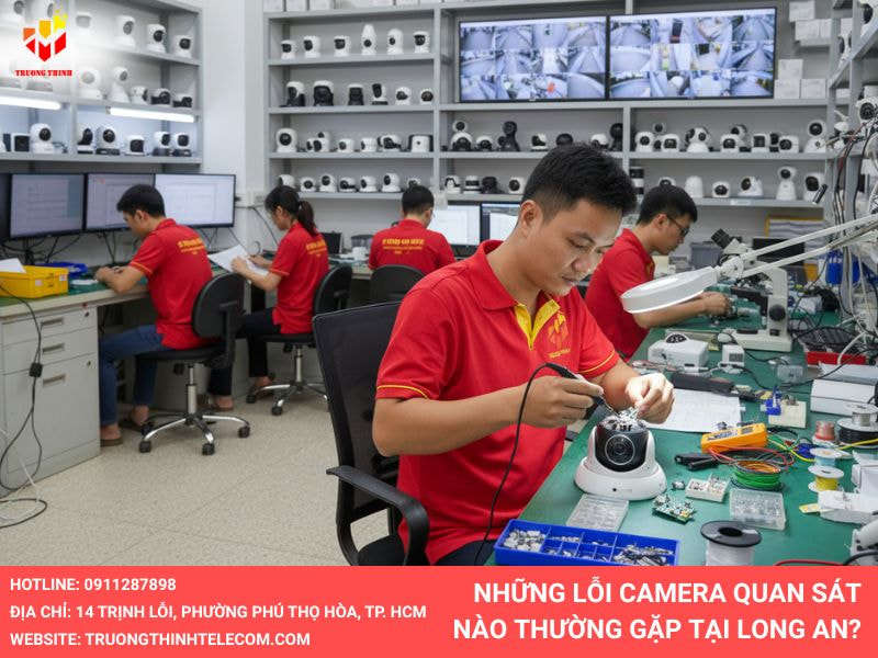 Những lỗi camera quan sát nào thường gặp tại Long An