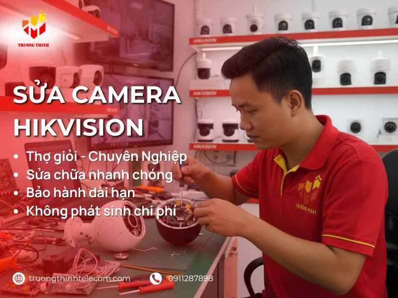 Sửa camera Hikvision tại nhà uy tín giá rẻ ở HCM