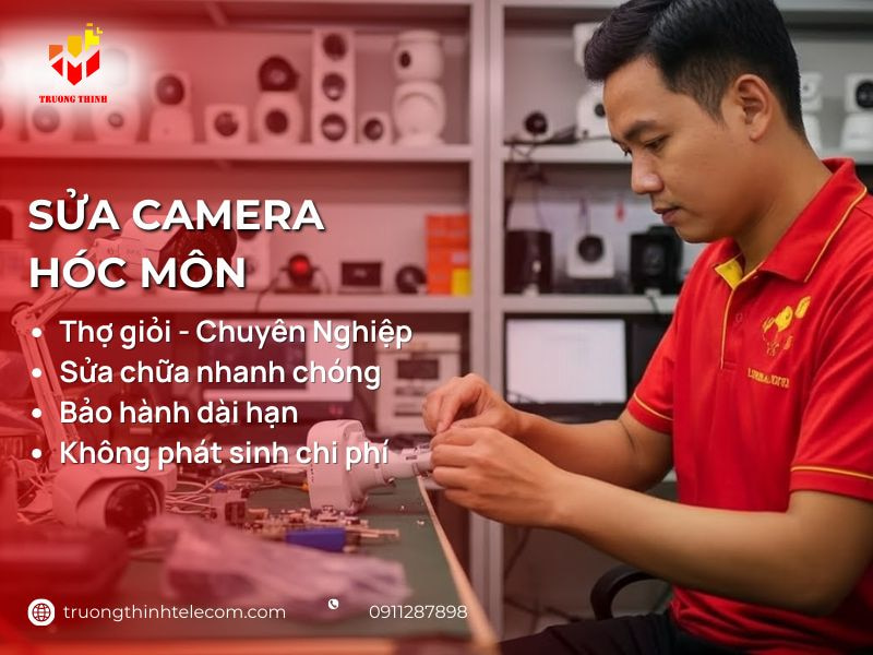 Sửa camera Hóc Môn giá rẻ tại nhà thợ có mặt nhanh chóng