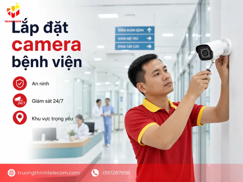 Giải pháp Lắp đặt camera bệnh viện và phòng khám giá rẻ