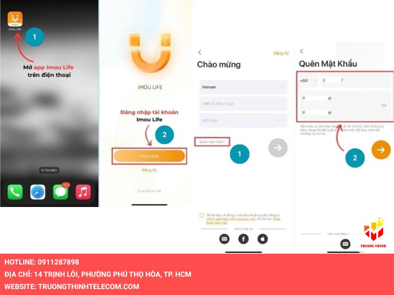 Mở ứng dụng Imou