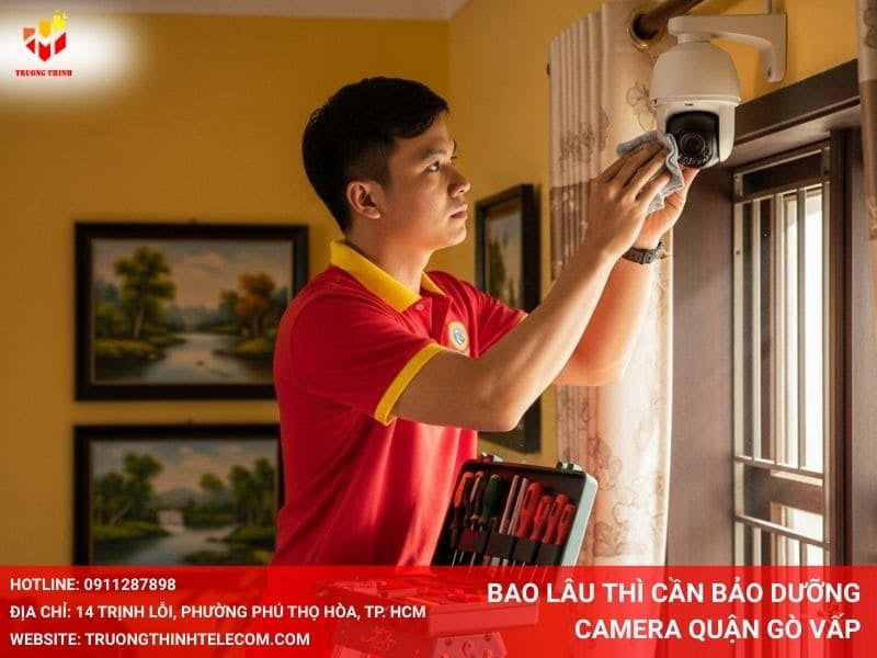 Bao lâu thì cần bảo dưỡng camera Quận Gò Vấp?