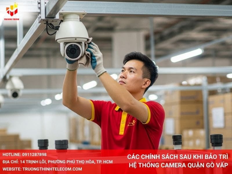 Các chính sách sau khi bảo trì hệ thống camera Quận Gò Vấp