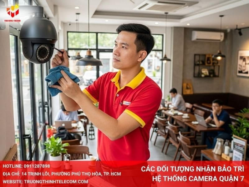 Các đối tượng nhận bảo trì hệ thống camera Quận 7