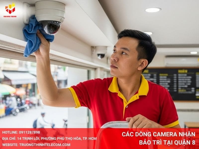 Các dòng camera nhận bảo trì tại quận 8