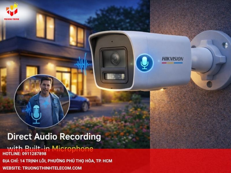 Thu âm trực tiếp với Microphone tích hợp