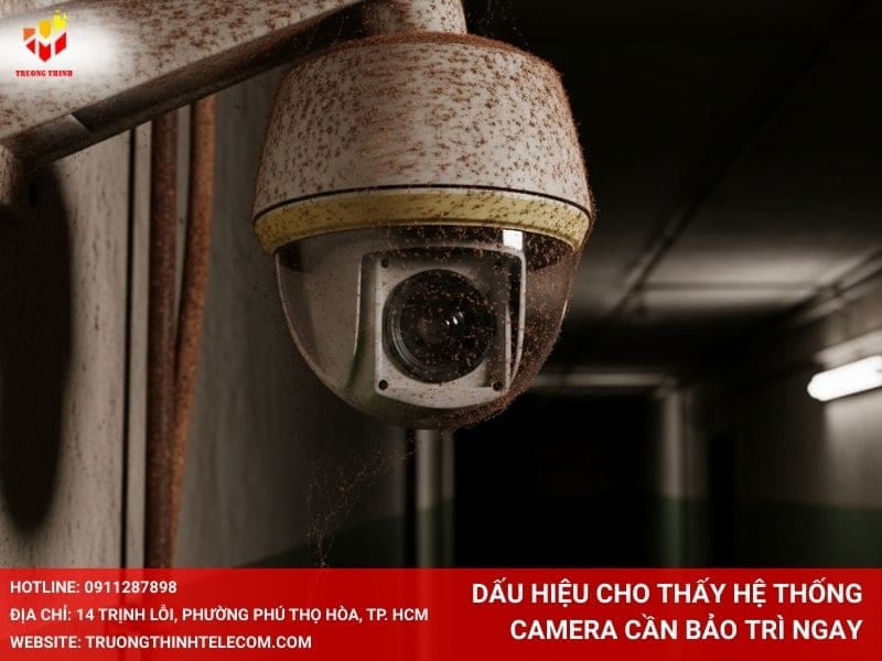 Dấu hiệu cho thấy hệ thống camera cần bảo trì ngay