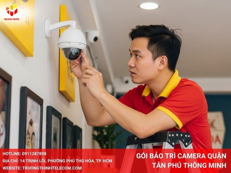 Gói bảo trì camera quận Tân Phú tại hiện nay