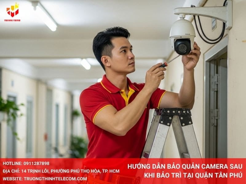 Hướng dẫn bảo quản camera sau khi bảo trì tại quận Tân Phú