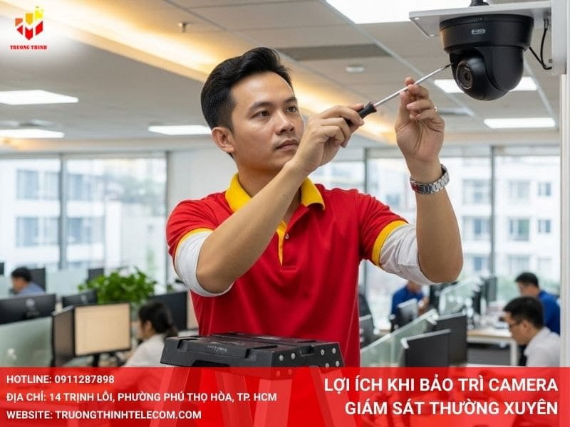 Lợi ích khi bảo trì camera giám sát thường xuyên