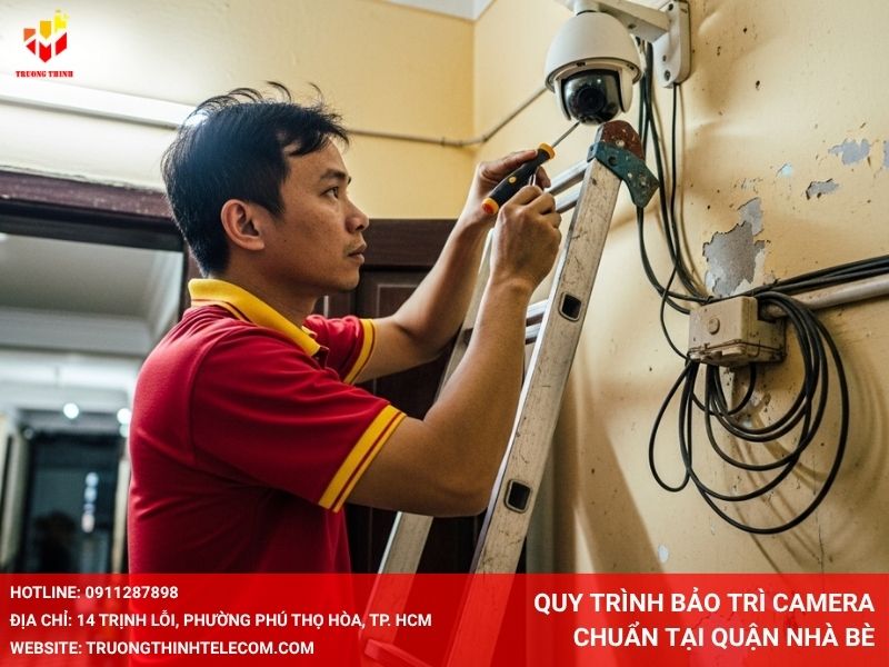 Quy trình bảo trì camera chuẩn tại quận Nhà Bè