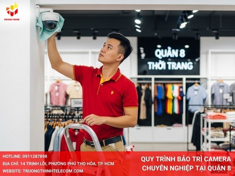 Quy trình bảo trì camera chuyên nghiệp tại Quận 8
