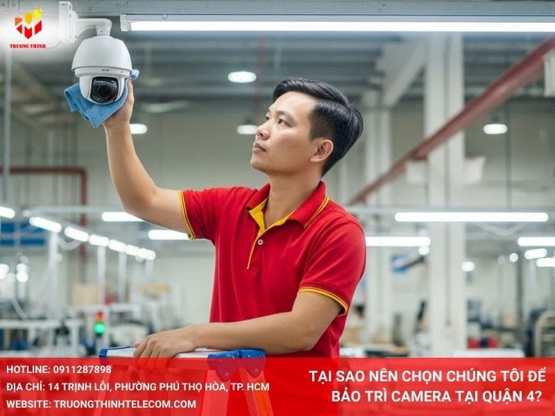 Tại sao nên chọn chúng tôi để bảo trì camera tại Quận 4?