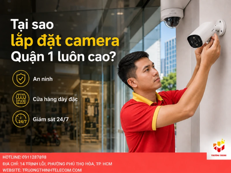 Tại sao nhu cầu lắp đặt camera Quận 1 luôn ở mức cao?