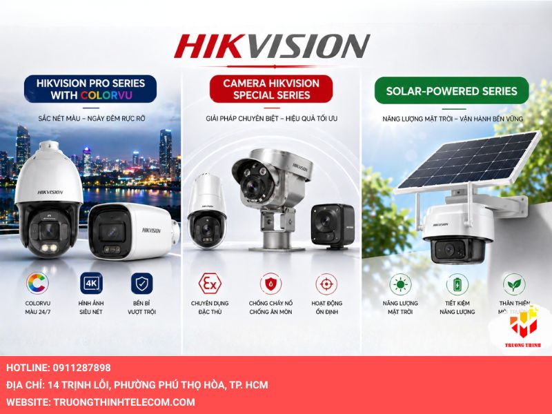 Các dòng camera của Hikvision