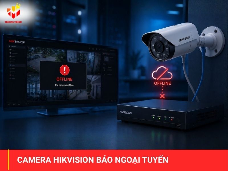 Cách khắc phục lỗi camera Hikvision báo ngoại tuyến hiệu quả