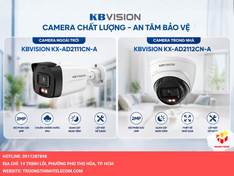 Camera Kbvision KX-AD2111CN-A và Kbvision KX-AD2112CN-A