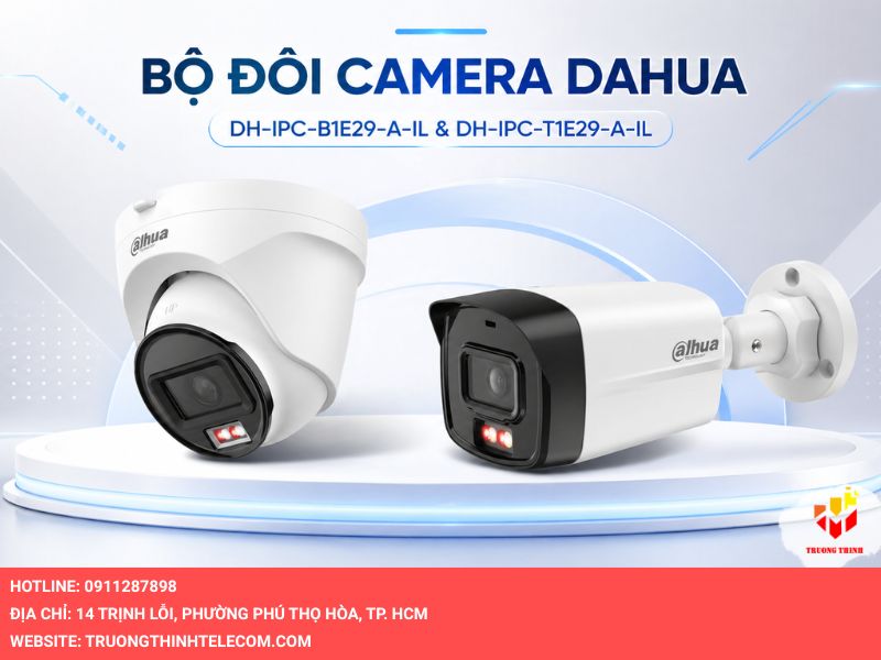 Dahua DH-IPC-B1E29-A-IL và Dahua DH-IPC-T1E29-A-IL