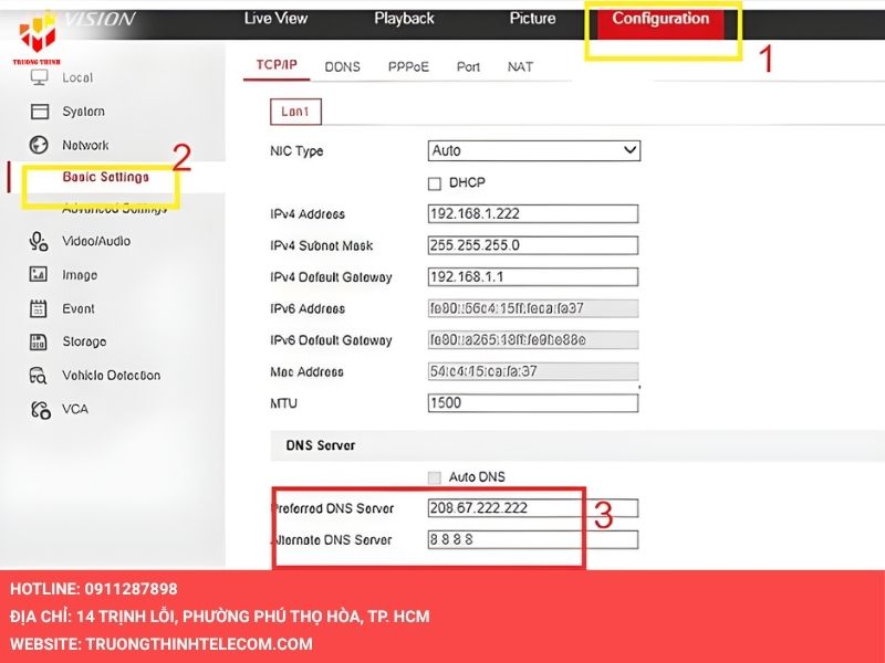 Đồng bộ lại địa chỉ IP khi thay đổi nhà mạng