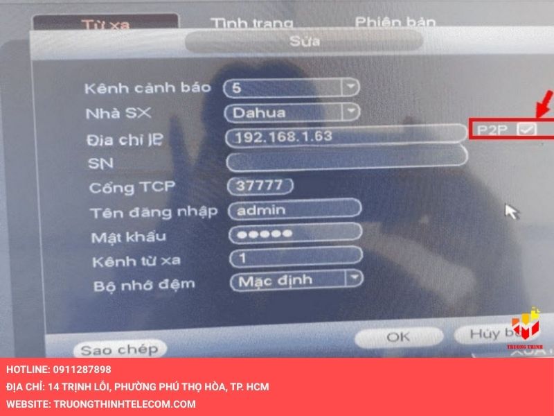 Hướng dẫn thêm camera IP vào đầu ghi Dahua bằng mã P2P
