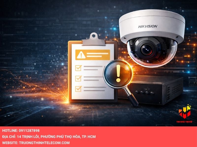 Lưu ý quan trọng sau khi khắc phục mã lỗi 153 Hikvision