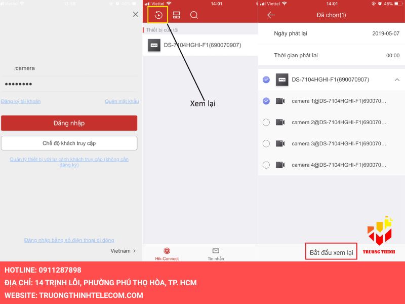 Mở ứng dụng Hik-Connect