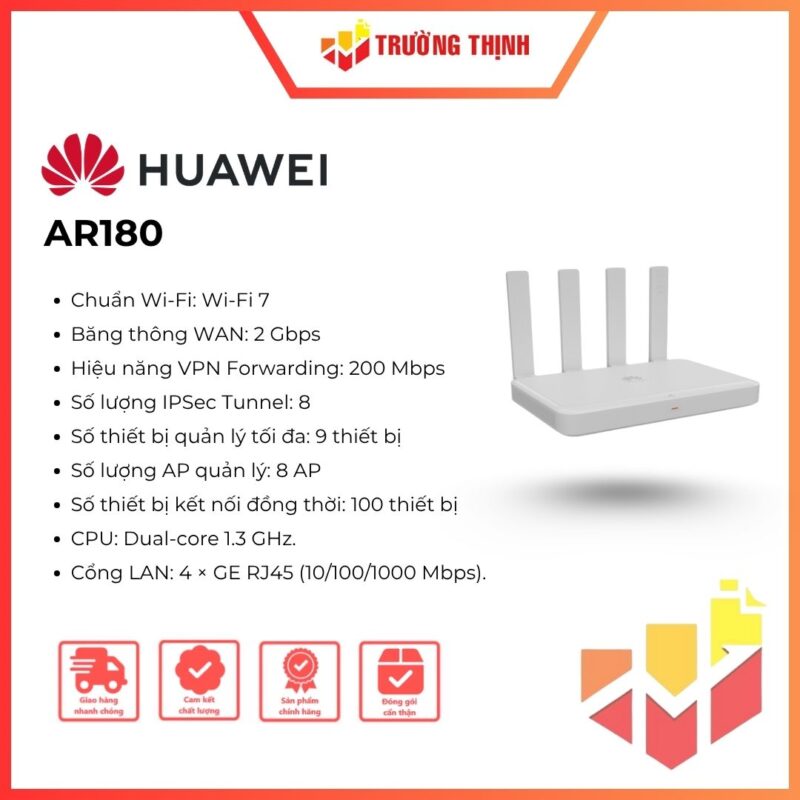 Router Wifi 7 eKitEngine HuaWei AR180