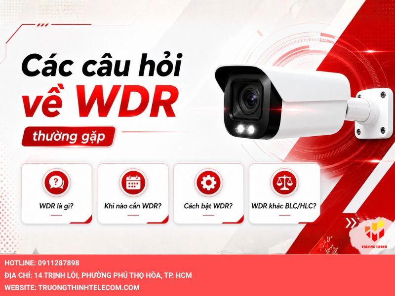 Các câu hỏi liên quan đến WDR