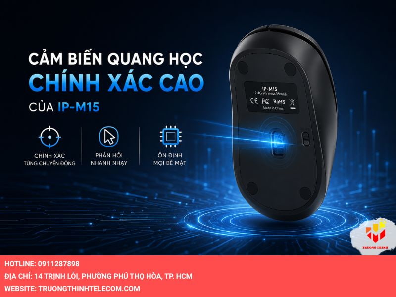 Cảm biến quang học chính xác cao của IP-M15