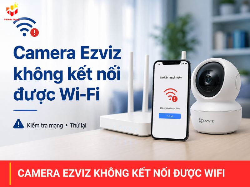 Bật mí cách sửa lỗi camera Ezviz không kết nối được wifi