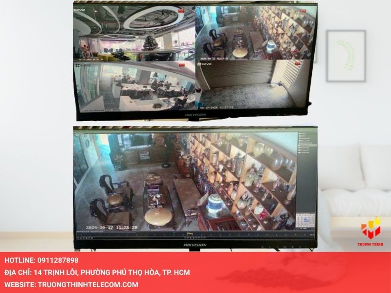 Camera sẽ ngay lập tức hiển thị trên màn hình