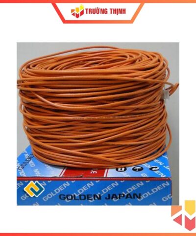 Dây cáp mạng GOLDEN JAPAN 4 PAIR UTP CAT 5E 100M Màu Cam