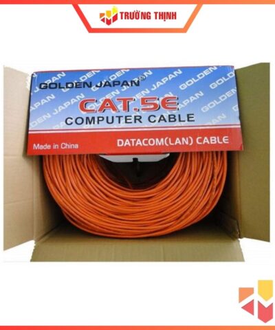 Dây cáp mạng GOLDEN JAPAN 4 PAIR UTP CAT 5E 100M Màu Cam