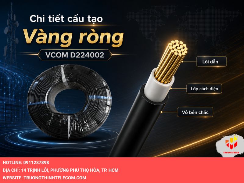 Chi tiết cấu tạo Vàng ròng của VCOM D224002