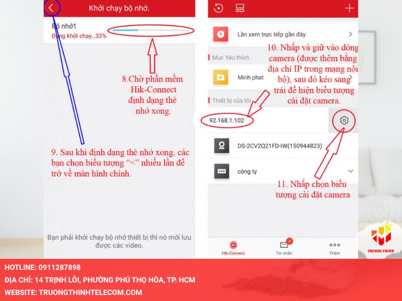 Chờ quá trình định dạng hoàn tất