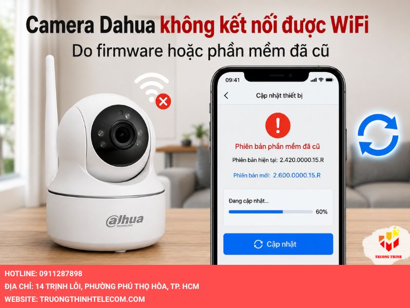 Do lỗi firmware hoặc phần mềm đã cũ