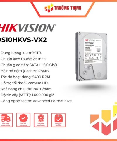 Ổ cứng chuyên dụng giám sát Hikvision 1TB DS10HKVS-VX2