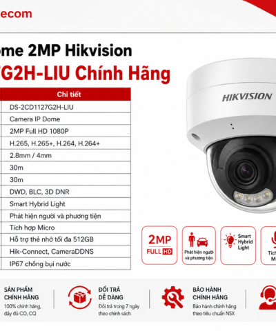 Camera Hikvision DS-2CD1127G2H-LIU