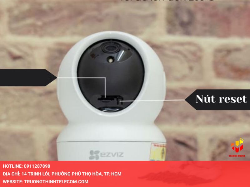 Khắc phục lỗi camera Ezviz không kết nối được wifi bằng reset camera