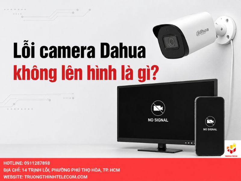 Lỗi camera Dahua không lên hình là gì?