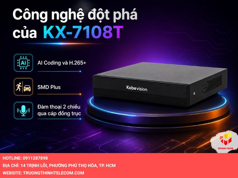 Những công nghệ đột phá làm nên sức mạnh của KX-7108T