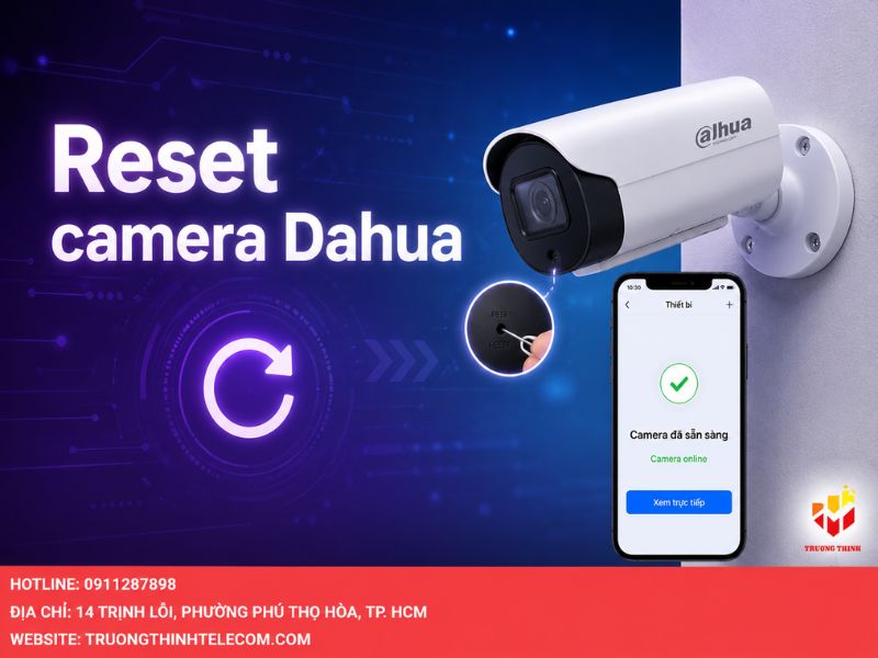 Reset camera Dahua