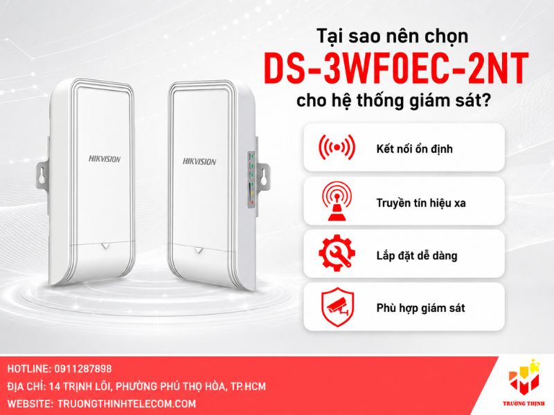 Tại sao nên chọn DS-3WF0EC-2NT cho hệ thống giám sát?