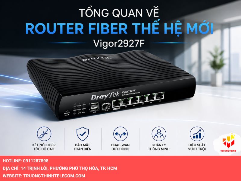 Tổng quan về Router Fiber thế hệ mới Vigor2927F
