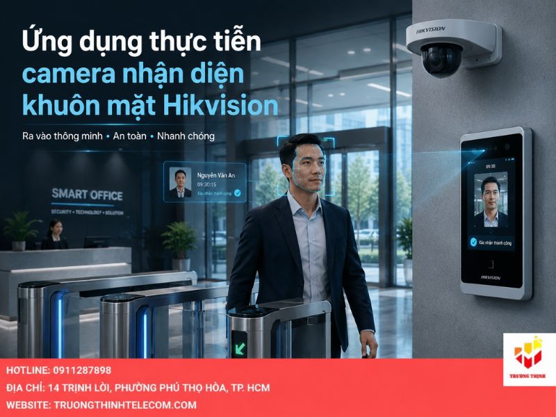 Ứng dụng thực tiễn của camera nhận diện khuôn mặt Hikvision